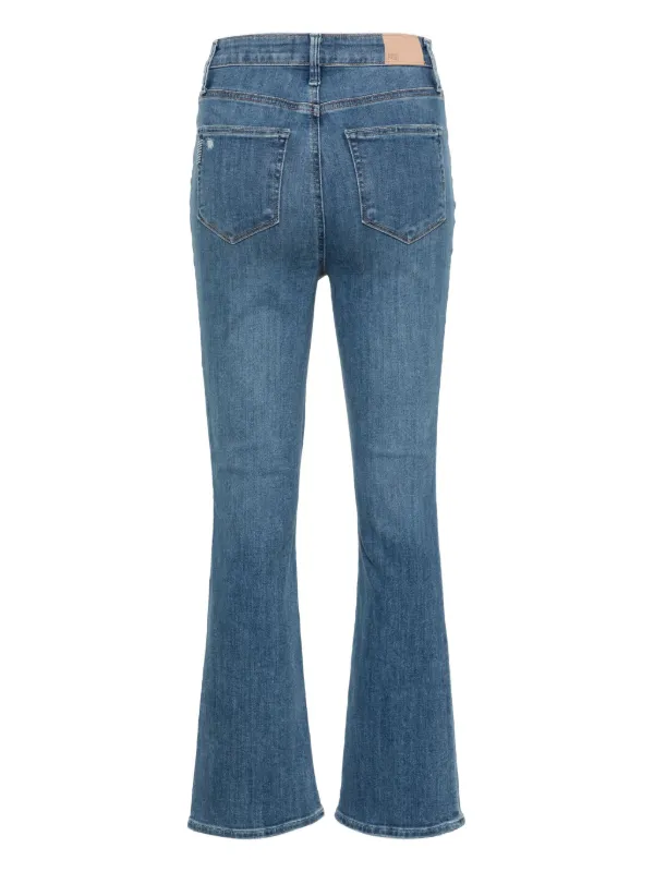 PAIGE Claudine high-rise Flared Jeans Blue FARFETCH PH