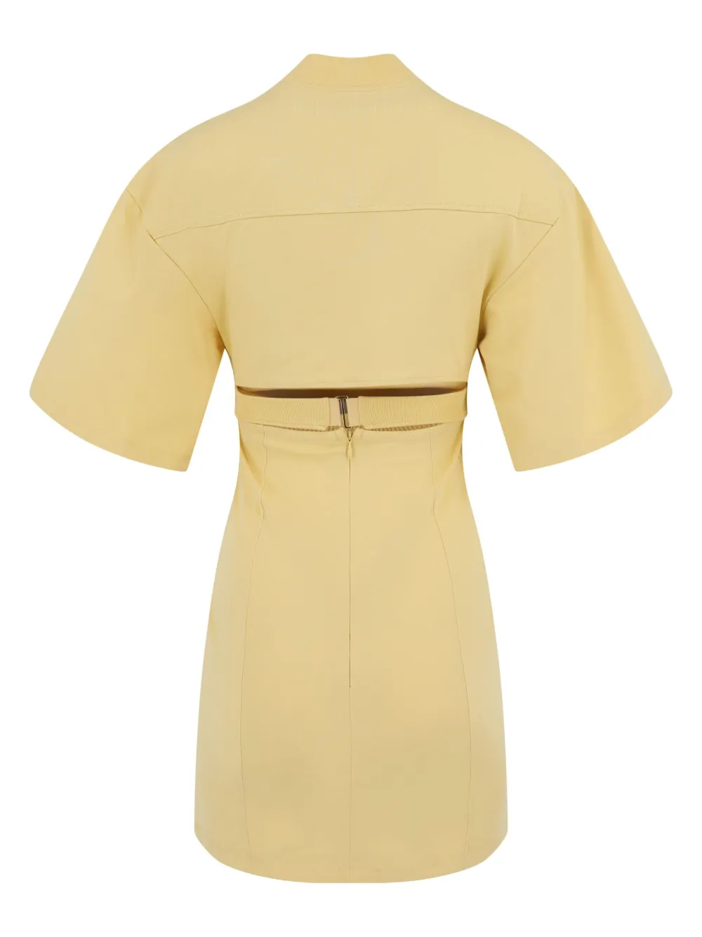 Jacquemus La Robe gedraaide mini-jurk - Geel