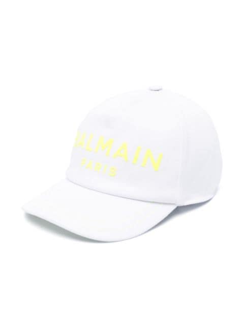 Balmain Kids logo-printed cotton hat