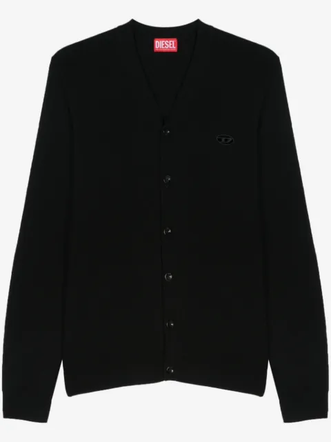 Diesel K-Zannis embroidered logo cardigan