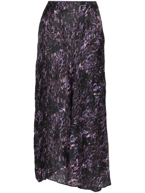 Jupe Lisanne à imprimé animalier - ISABEL MARANT - Modalova