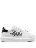 Karl Lagerfeld Kapri Signia leather sneakers - White