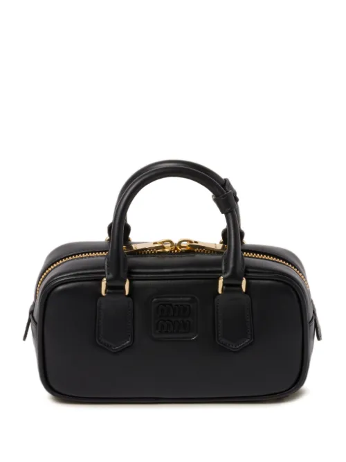 Mini sac à plaque logo - Miu Miu - Modalova