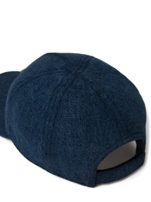 miu miu キャップ　made in Italy Ssize 伊勢丹購入 MIU MIU/ミュウミュウ通販 | ドリル ベースボールキャップ【送料