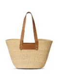 Shinola Indego straw basket bag - Neutrals