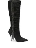 Stuart Weitzman Crystal Fringe 100mm knee-high boots - Black