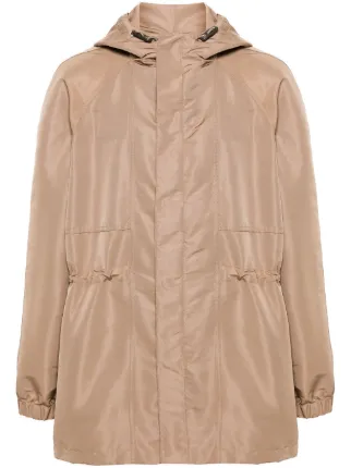 Lightweight hooded parka deals