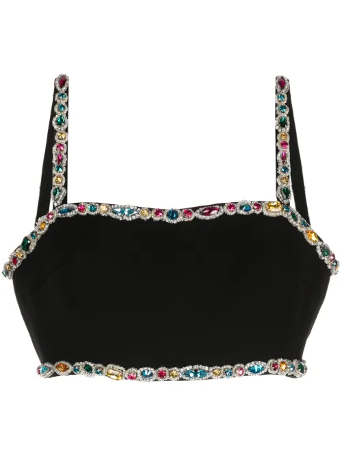Brassière à ornements en cristal - Zuhair Murad - Modalova