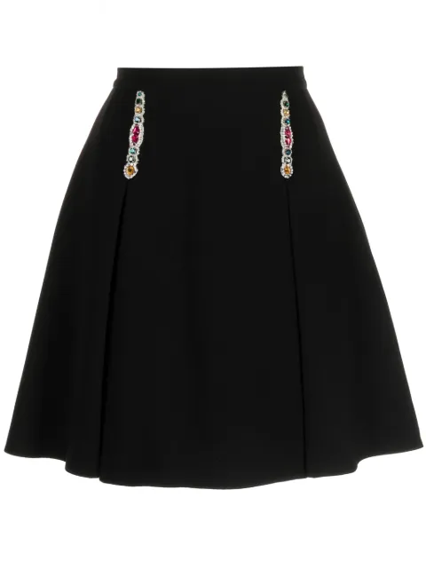 Zuhair Murad minijupe à ornements en cristal