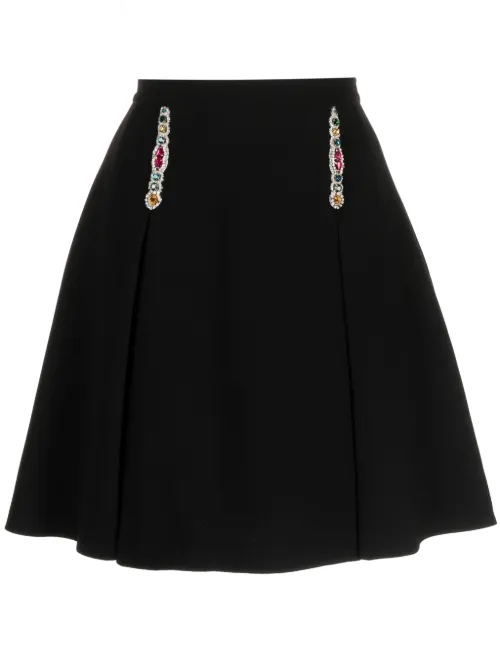Minijupe à ornements en cristal - Zuhair Murad - Modalova
