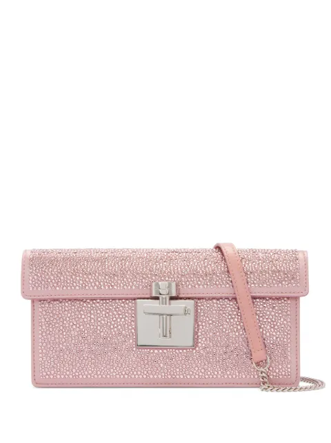 Oscar de la Renta Alibi crystal-embellished clutch bag