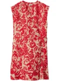 Burberry rose-jacquard wrap minidress - Red