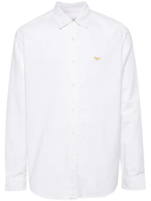 Junya Watanabe MAN x Maison Kitsuné logo-embroidered shirt 