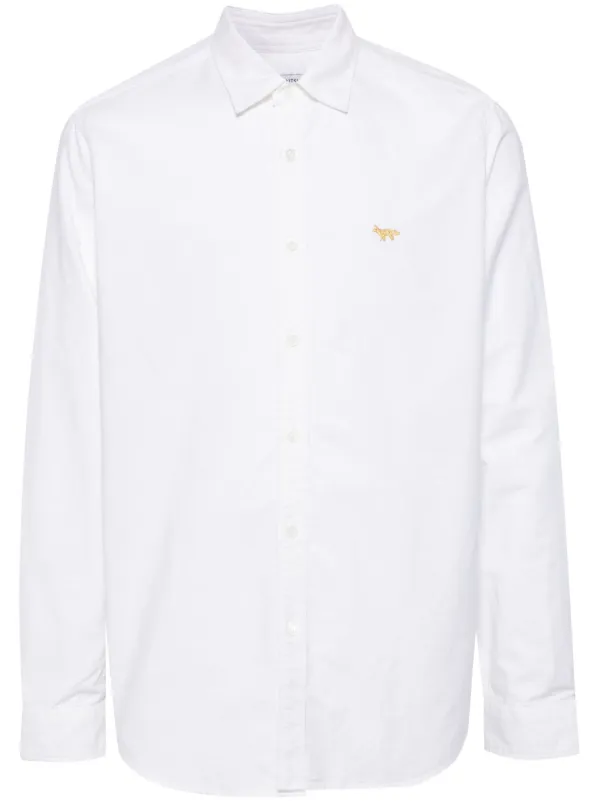 Tシャツ・カットソー Junya Watanabe JUNYA WATANABE MAN X MAISON KITSUNE SHIRT Junya Watanabe MAN x Maison Kitsuné logo-embroidered Shirt