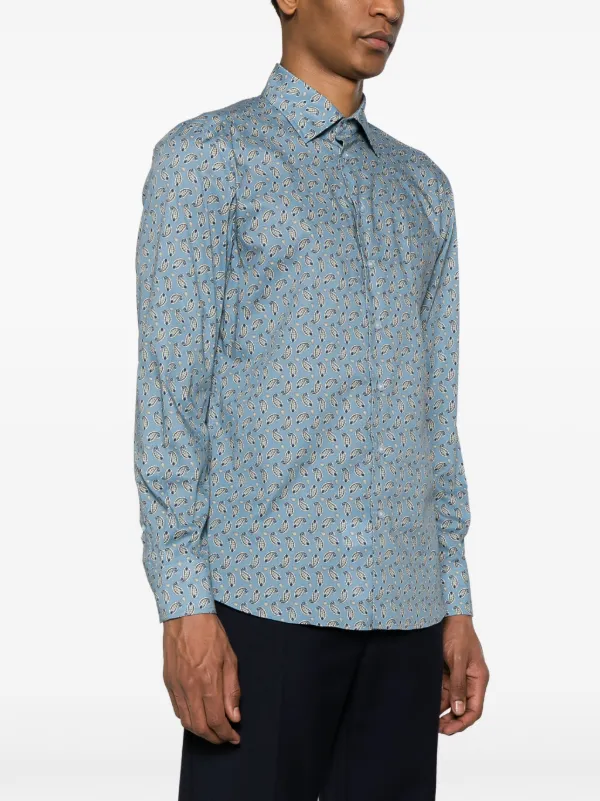 ETRO ペイズリー シャツ | ブルー | FARFETCH JP