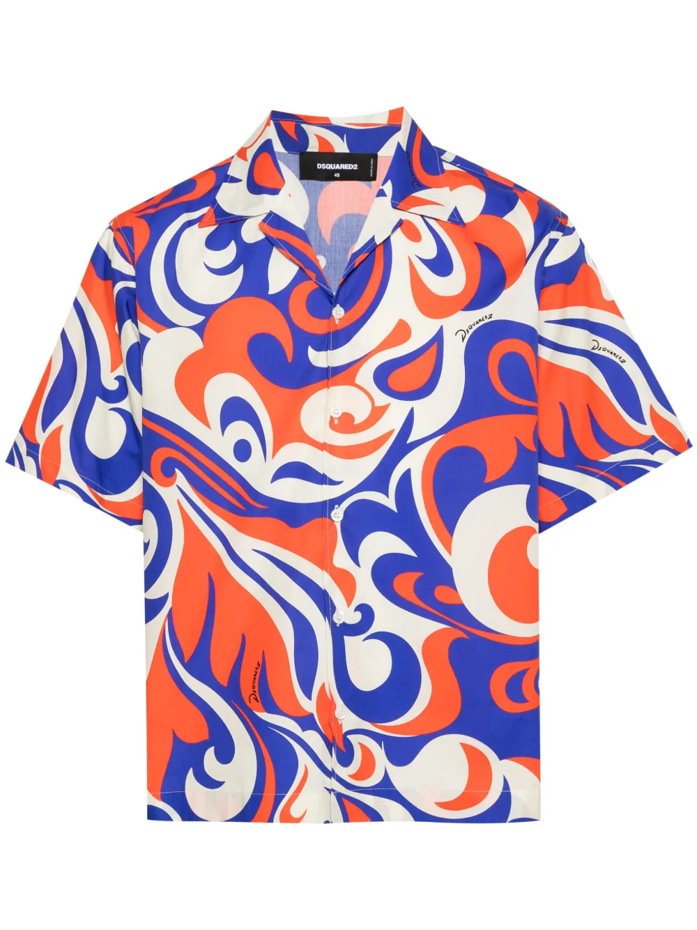 Image 1 of Dsquared2 abstract-print shirt