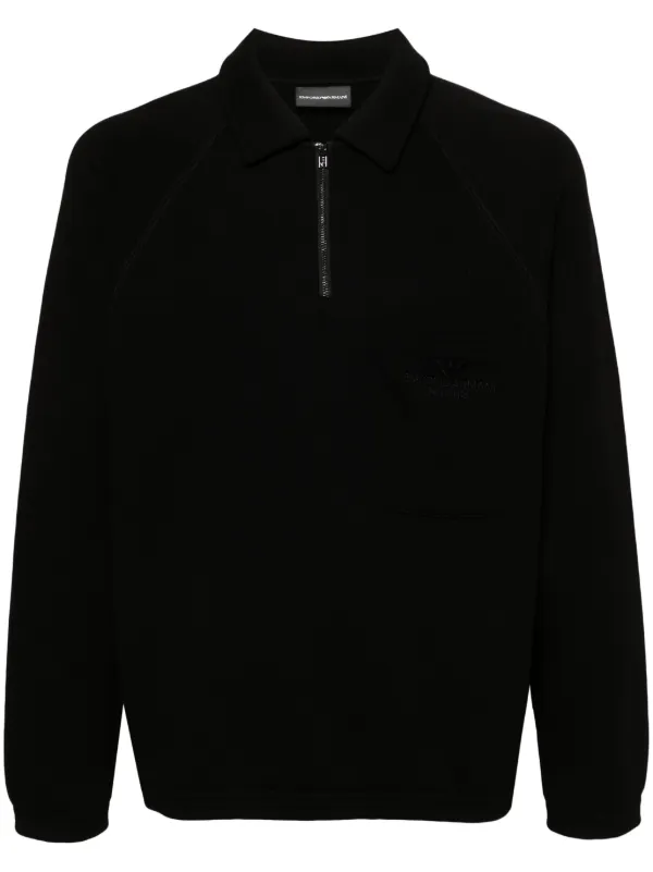 Emporio Armani ロゴ ジップ スウェットシャツ - Farfetch