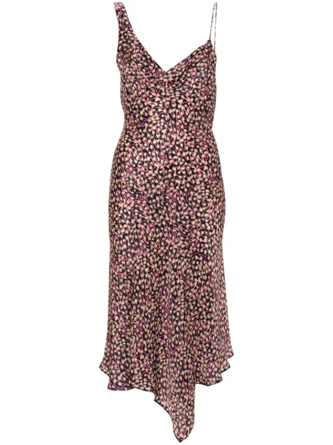 ISABEL MARANT Lucia graphic-print slip dress