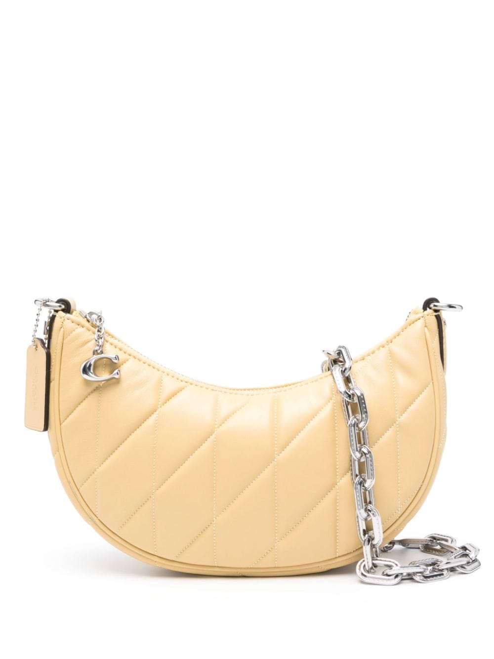 Coach Mira Quilted-leather Shoulder Bag In Yellow