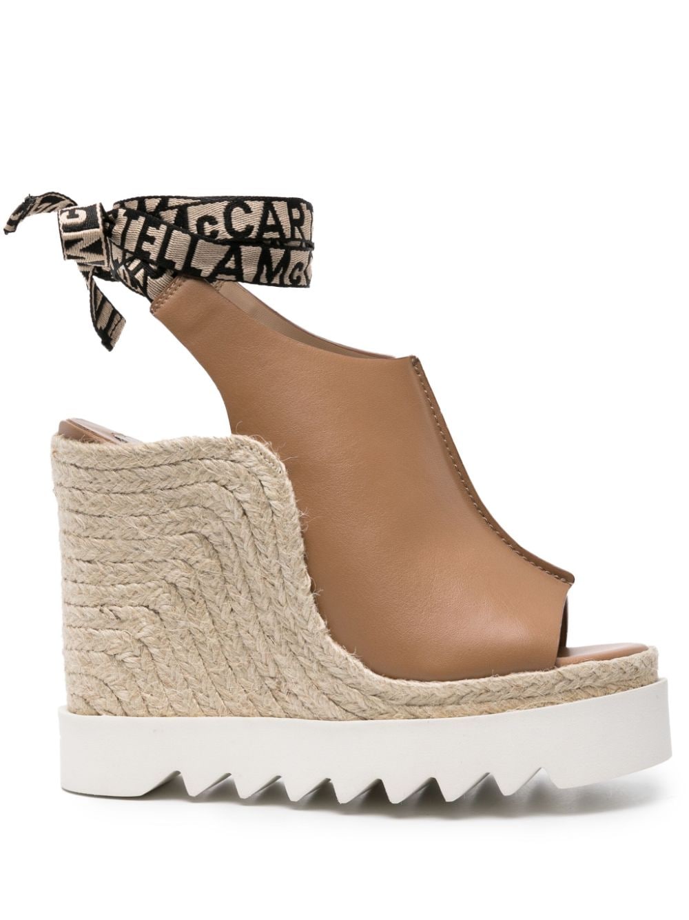 Image 1 of Stella McCartney Gaia 100mm wedge espadrilles