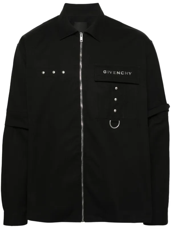 Givenchy Camisa Con Cremallera Negro FARFETCH ES