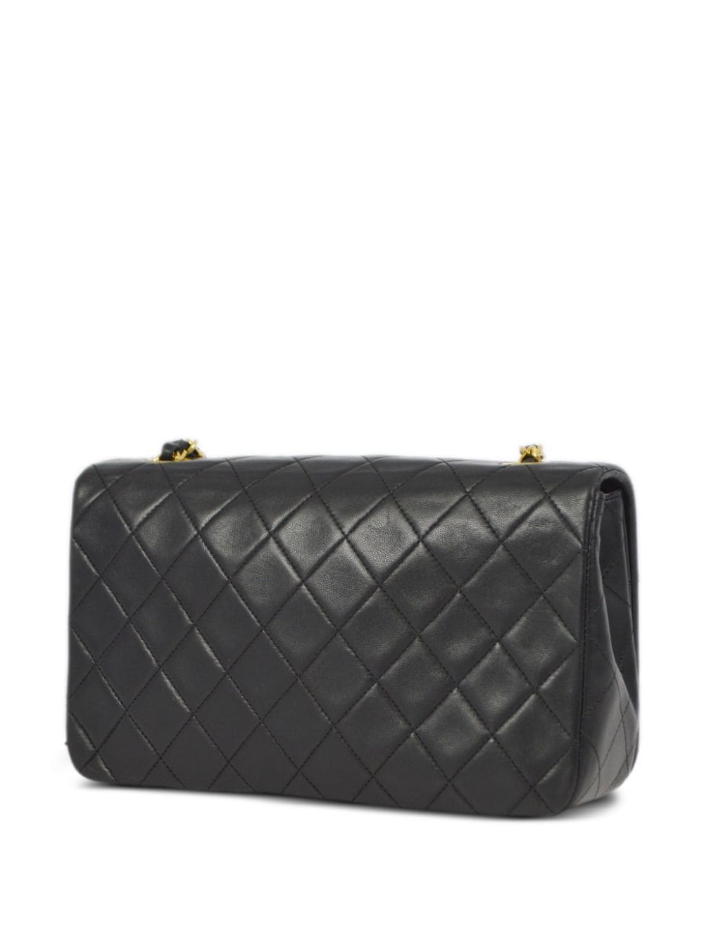 CHANEL Pre-Owned 1990 Flap Double Flap schoudertas - Zwart