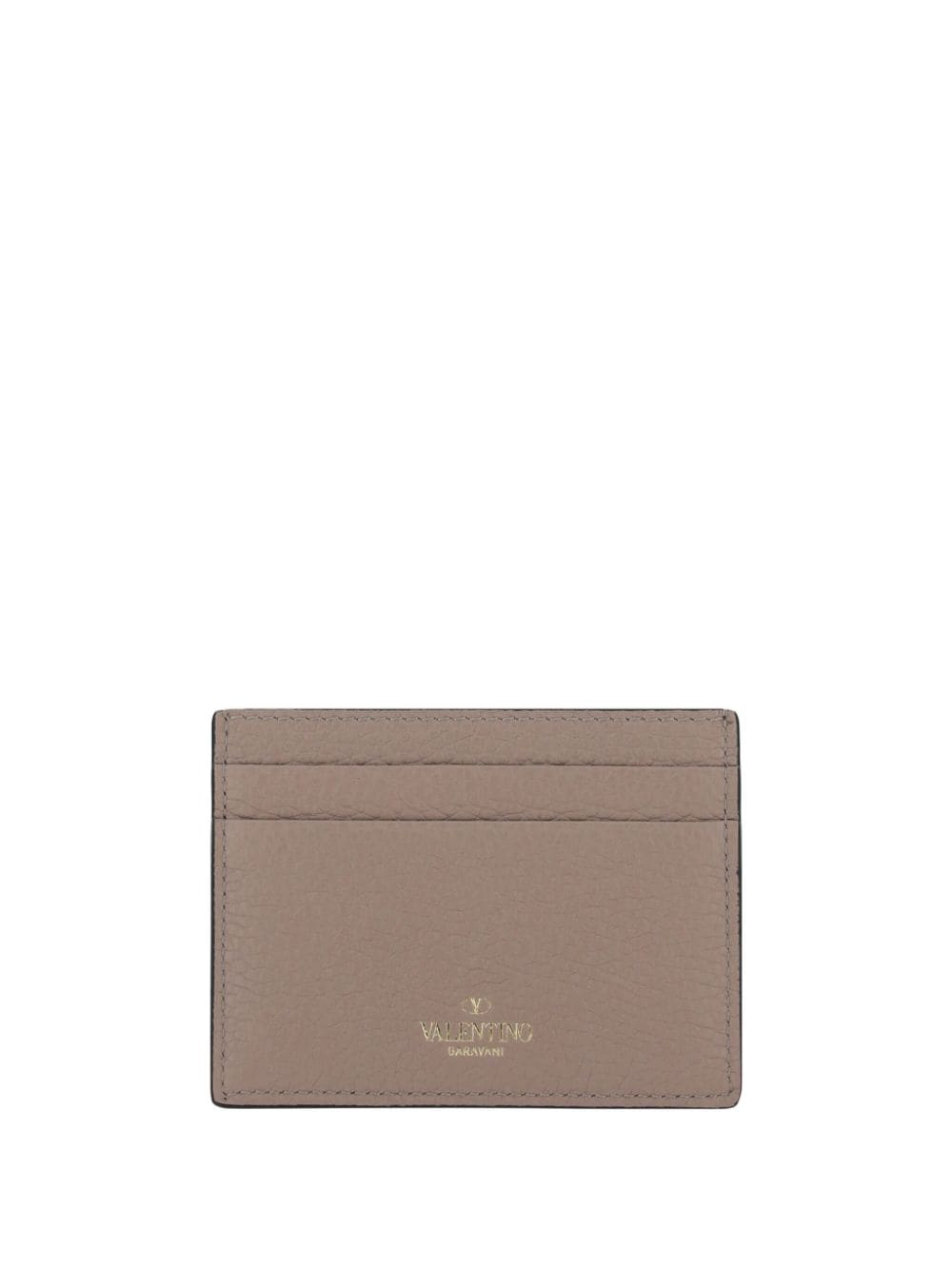 Valentino Garavani Rockstud wallet - Beige