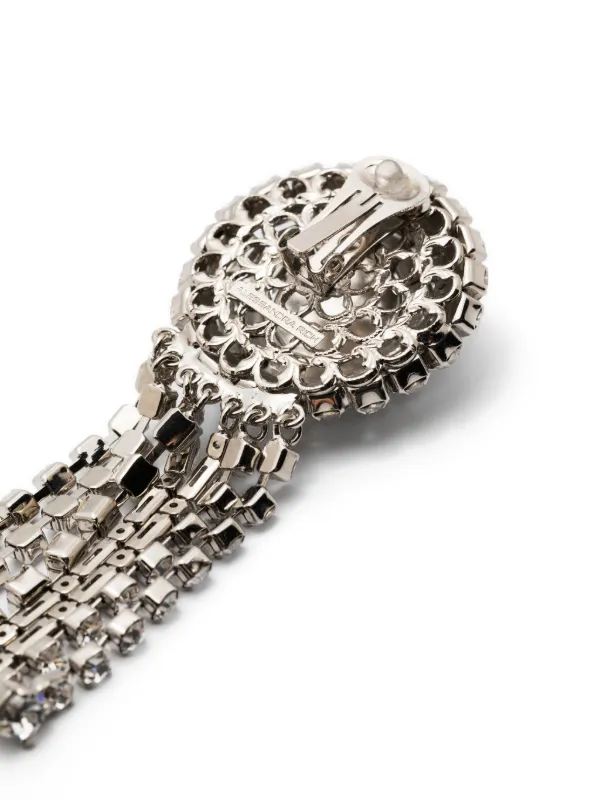 アクセサリーその他 ALESSANDRA RICH Woman Jewel Silver FABA3256 0001 Alessandra Rich Necklace with shimmering crystals | Women's