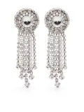 Alessandra Rich crystal-embellished dangle earrings - Silver