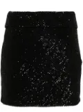 IRO Hillowa sequined miniskirt - Black