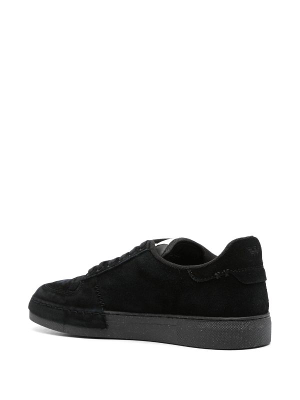 Armani sales suede sneakers