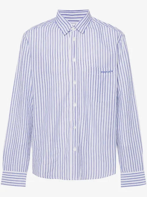 MARANT Jasolo striped cotton shirt