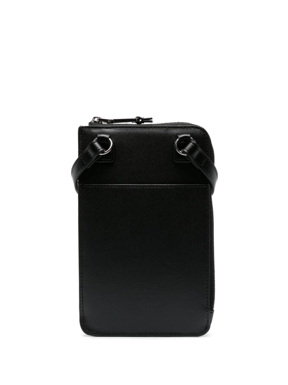 Emporio Armani logo-print wallet phone pouch - Zwart