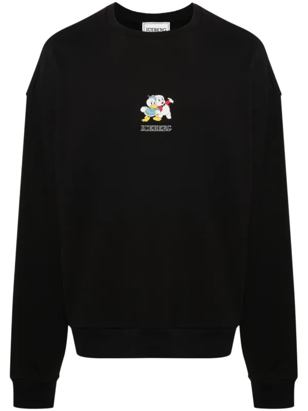 Iceberg cartoon print Sweatshirt Black FARFETCH ZA