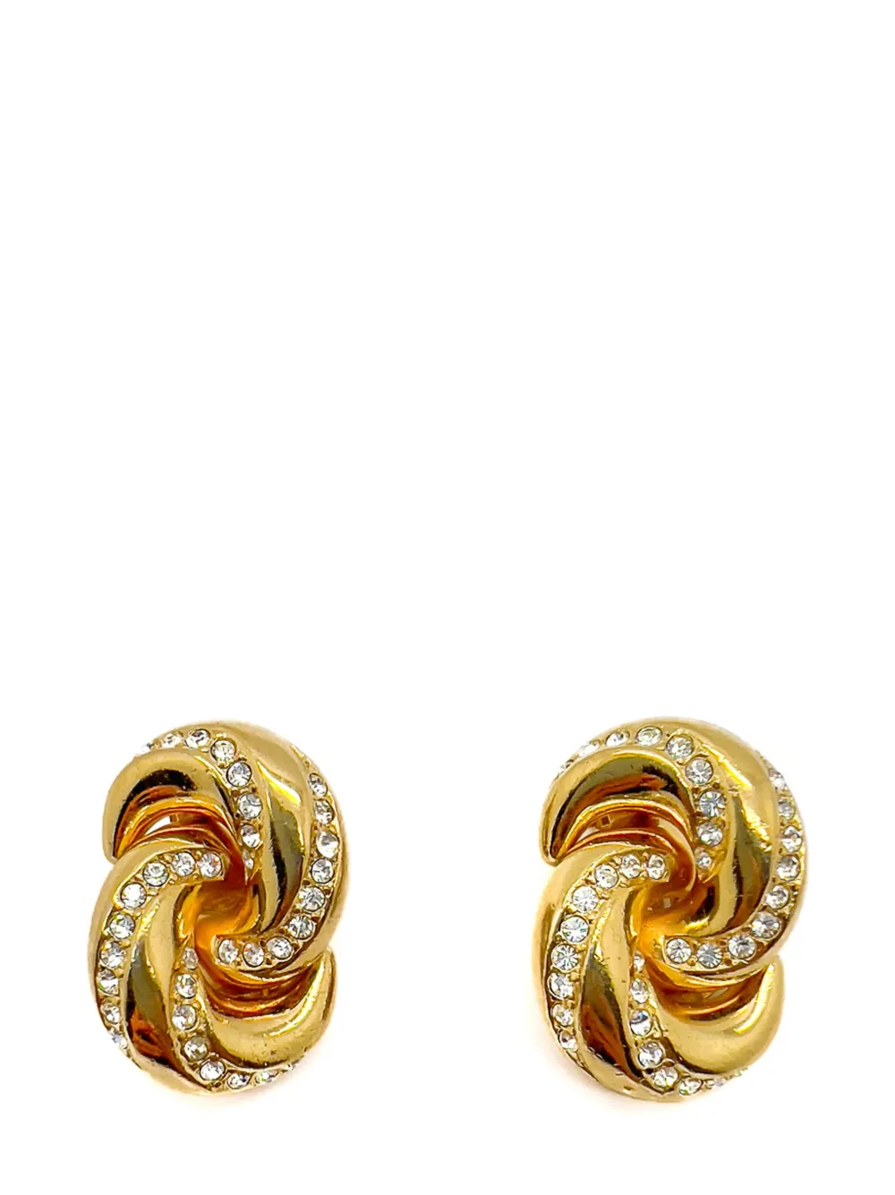 Christian Dior Pre-Owned Vintage Christian Dior Embellished Love Knot Christian Dior Pre-Owned Vintage Christian Dior Embellished Love Knot