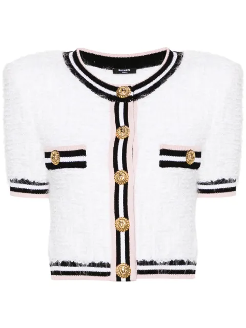 Balmain cárdigan con monograma Maze