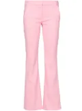 Balmain flared crepe trousers - Pink