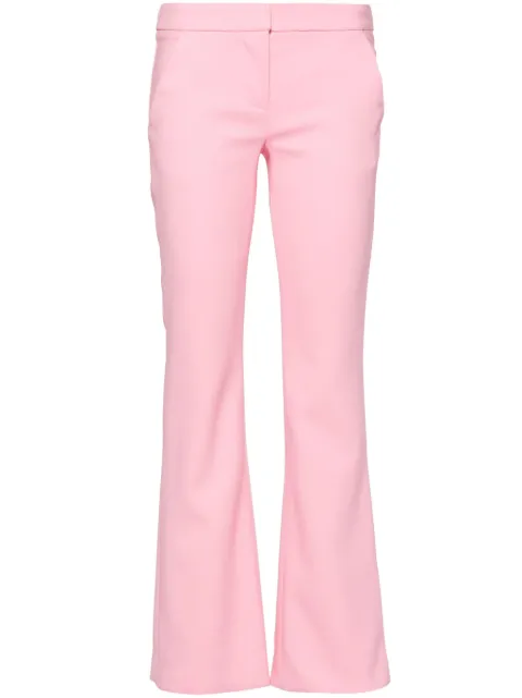 Balmain flared crepe trousers