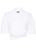 Jacquemus La Chemise Courte Bari shirt - White