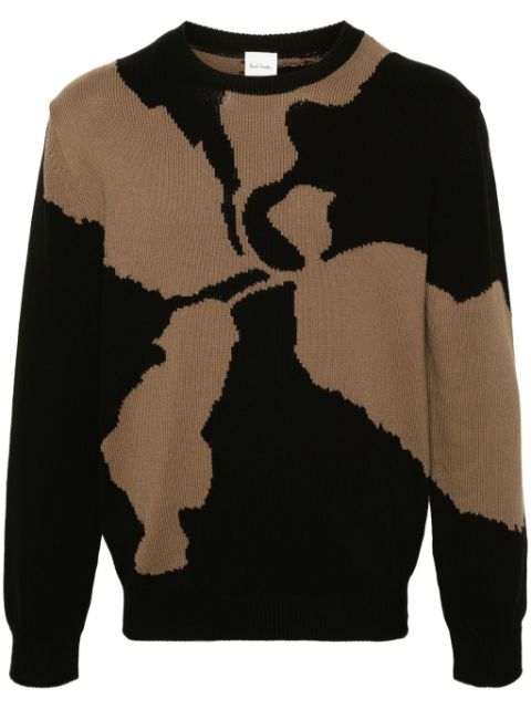 Paul Smith intarsia-knit cotton jumper