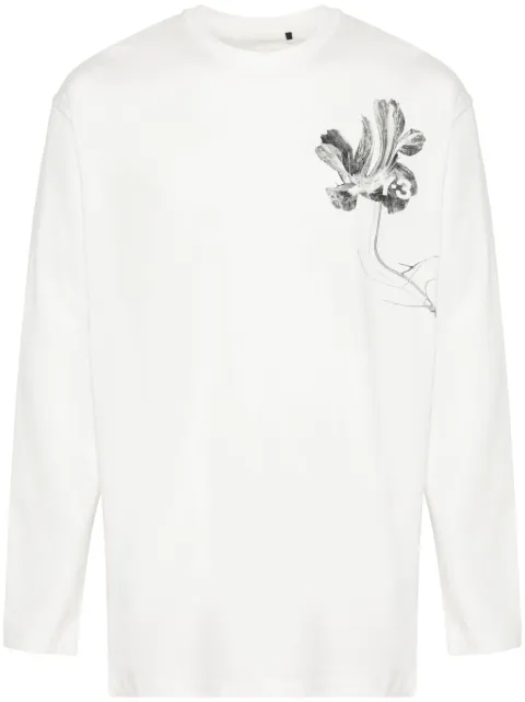 Y-3 GFX floral-print cotton T-shirt 