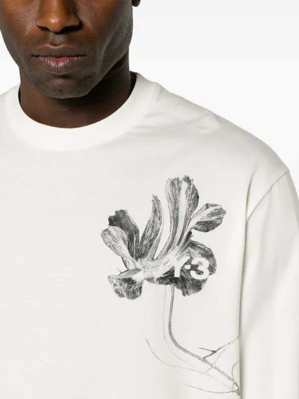 Y3 floral t shirt online