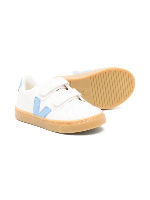 VEJA Kids Esplar ChromeFree Leather Sneakers White FARFETCH IN