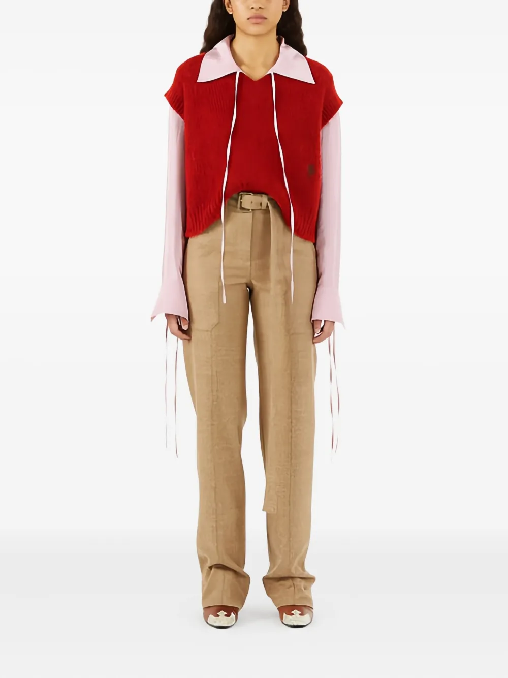 Rejina Pyo Spencer top Rood