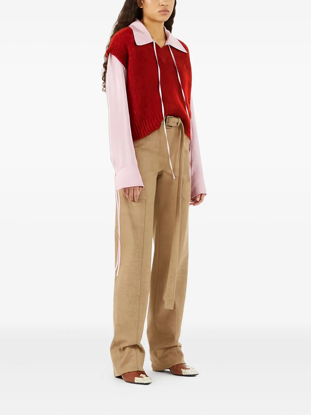 Rejina Pyo Spencer top Rood
