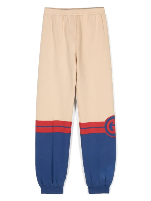 Gucci Kids Interlocking G cotton track pants