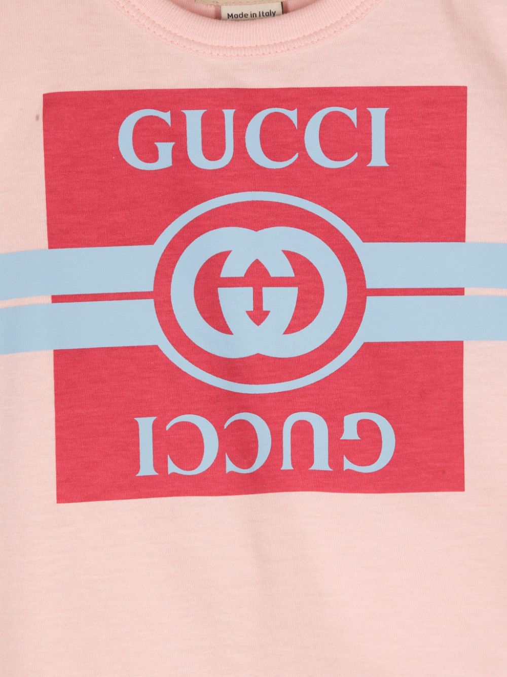 Gucci Kids logo-print cotton shorties - Pink