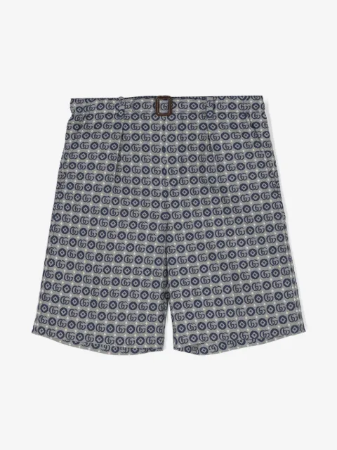 Gucci Kids Double G jacquard shorts