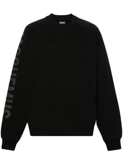 Jacquemus Le Sweatshirt Typo cotton top