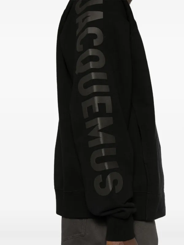 Jacquemus Le Sweatshirt Typo トップ | ブラック | FARFETCH JP